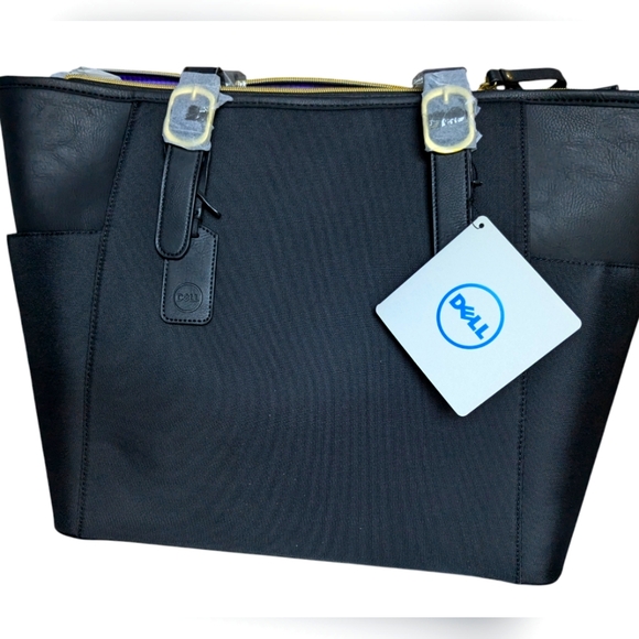 Dell Laptop Ladies Tote 15.6" Black Large - Picture 2 of 10
